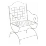 Chaise de fer de terrasse avec des marques confortables et des reproches de pied dans diffrentes couleurs ...