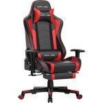 Gtplayer - chaise gaming repose - pieds haut - parleur bluetooth fauteuil gamer gris sige ergonomique ...