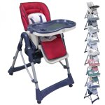 Monsieur bb - chaise haute bb pliable rglable hauteur dossier tablette - ptit - lou