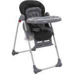 Chaise haute pour bb gris vidaxl