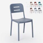 Ahd amazing home design ? chaise empilable moderne en polypropyl�ne et fibre de verre ? 41x45x86 cm ? ...