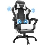 Chaise de jeu chaises si�ge de massage de bureau blanc 121 - 131cm66cm peut supporter 140kg devoko