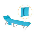 Sobuy - chaise longue bain de soleil transat de jardin pliant, rglable, ogs35 - b 