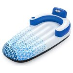 Chaise longue flottante hydro force 183x97 cm bleu bestway