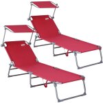 Chaise longue pliable transat avec pare - soleil facile à transporter bain de soleil pour plage jardin ... Chaise longue pliable transat avec pare - soleil facile à transporter bain de soleil pour plage jardin ...