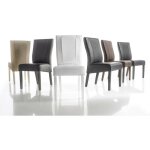 Chaise luciana en plusieurs couleurs 65 x 99 x 46 cm - cambridge chocolat