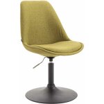 Clp - chaise de salle  manger maverick tissu avec pied trompette vert noir