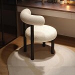 Chaise de maquillage avec dossier pour femmes, filles et enfants ? chaise de coiffeuse multifonctionnelle ...