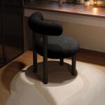 Chaise de maquillage avec dossier pour femmes, filles et enfants ? chaise de coiffeuse multifonctionnelle ...