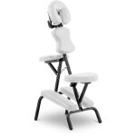 Chaise de massage pliante - physa - cadre : acier - revêtement : pvc - blanc Chaise de massage pliante - physa - cadre : acier - revêtement : pvc - blanc
