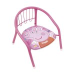Chaise en métal - peppa pig - 35. 5 x 30 x 33. 5 cm Chaise en métal - peppa pig - 35. 5 x 30 x 33. 5 cm