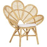 Chaise petit fauteuil en rotin naturel avec dossier décoratif type emmanuelle pour chambre salon ou jardin ... Chaise petit fauteuil en rotin naturel avec dossier décoratif type emmanuelle pour chambre salon ou jardin ...