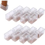 Chaise pieds protecteur prot�ge jambes de chaise embouts chaise casquettes pieds rectangulaires en silicone ...