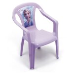 Chaise en plastique 36. 5x40x51cm - la reine des neiges ii