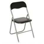 Five simply smart - chaise pliante 'basic' 79cm noir