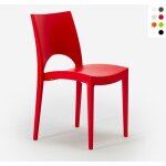 Grand soleil ? chaise empilable en polypropyl�ne pour salle � manger et bar ? r�sistante aux intemp�ries ...