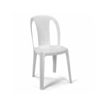 Chaise en r�sine monobloc tijuana blanche 1120 scab