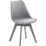 Clp - chaise de salle à manger / cuisine linares gris / gris plastique Clp - chaise de salle à manger / cuisine linares gris / gris plastique