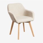 Sklum - chaise de salle  manger ervi avec accoudoirs