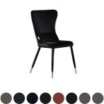 Chaise de salle  manger rembourre new york lux simple avec embouts dors pour salle  manger et cuisine ...