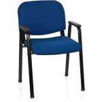 Chaise visiteur / chaise xt 650 noir / bleu hjh office