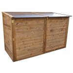 Chalet&jardin - coffre jardin bois - trocadero - 2000l