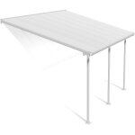 Chalet&jardin - toit couv terrasse feria 3 x 4m - blanc - canopia by palram