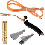 Chalumeau  gaz pour souder des tuyaux, fer  souder, chauffage, cuisson, 3 buses, tuyau de 1, 5 m