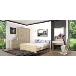 Chambre agatha chene clair 160200 cm Chambre agatha chene clair 160200 cm