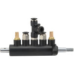 Changeur de pneus, machine de commande d'air, valve � p�dale, 5 voies en alliage d'aluminium, distance ...