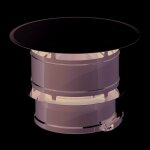 Ten - chapeau anti - vent - duo 150 - 200 mm