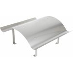 Le sanitaire - chapeau de chemine 700 x 670 mm acier inox