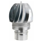 Chapeau extracteur galvanis� pour po�le 110 mm.