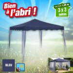 Chapiteau clic clac 3x3 mètres, livré avec 3 murs Chapiteau clic clac 3x3 mètres, livré avec 3 murs