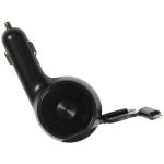 Chargeur allume cigare cble retractable 60 watt 4 en 1