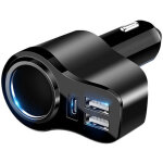 Vurahome - chargeur allume cigare usb 3. 4a / 48w power delivery allume cigare usb avec prize allume ...