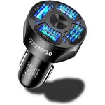 Chargeur allume cigare usb, chargeur voiture 4 ports, rapide 35w 7a qc3. 0prise allume cigare, compatible ...