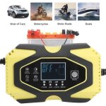 Chargeur de batterie 12 v 6 a et 24 v 3 a pour motos et voitures - chargeur rapide pour batteries au ...