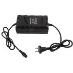 Chargeur de batterie 36v pour scooter et v�lo �lectrique avec connecteur m�le 3 broches et prise ue