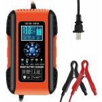 Chargeur de batterie intelligent 10a 12v / 5a 24v, chargeur batterie mainteneur et automatique r�paration ...