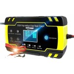 Chargeur de batterie intelligent 12v / 24v 8a, 3 �tapes de chargeur batterie mainteneur et automatique ...