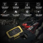 Chargeur de batterie intelligent pour voiture et moto 12v 6a, mainteneur de batterie automatique pour ... Chargeur de batterie intelligent pour voiture et moto 12v 6a, mainteneur de batterie automatique pour ...