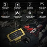 Chargeur de batterie intelligent pour voiture et moto 12v 6a, mainteneur de batterie automatique pour ...