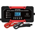 Chargeur de batterie voiture 10a 12v lifepo4 chargeur intelligent pour auto moto avec 5 modes r�paration ...