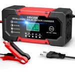 Beijiyi - chargeur de batterie voiture 10a 12v lifepo4 chargeur intelligent pour auto moto avec 5 modes ...