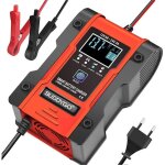 Chargeur de batterie de voiture 12v 6a - 24v 3a, chargeur de batterie de voiture enti�rement automatique ...