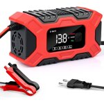 Chargeur de batterie voiture, 12v 6a lifepo4 chargeur batterie pour moto avec r�paration automatis�e ...