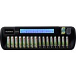 Chargeur de piles rondes voltcraft bc16 nimh, li - ion lr6 (aa), lr03 (aaa), 6lr61 (9 v)