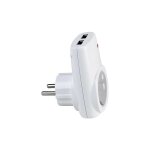 Chargeur prise horoz electric 16a + 2 usb ? blanc
