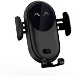 Chargeur sans fil de voiture, support de tlphone de voiture pour prise d'air, support de tlphone ...